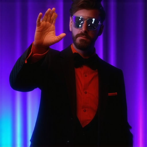 High-Tech Corporate Magic with AR Magician using augmented reality for corporate audience illusion.