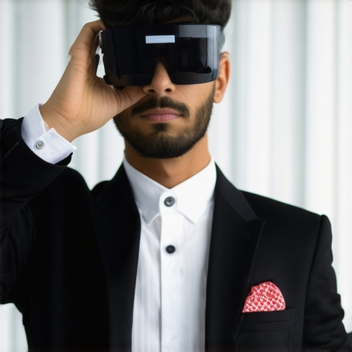 Innovative Close-Up Magic with AR Magician using augmented reality glasses during close-up magic performance