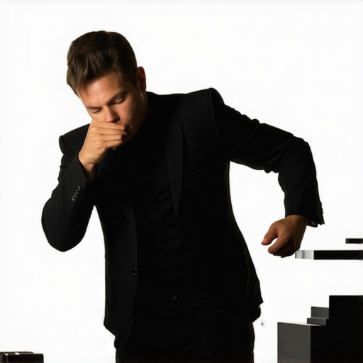 Magician performing at upscale corporate event with branding elements